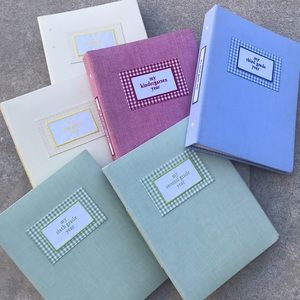 School memory books K-6th